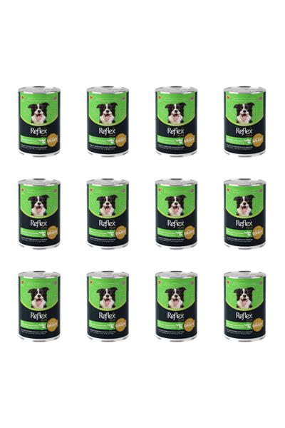 Plus Soslu Beyaz Balıklı ve Tatlı Patatesli Yetişkin Köpek Konservesi 400 Gr (12 Adet)