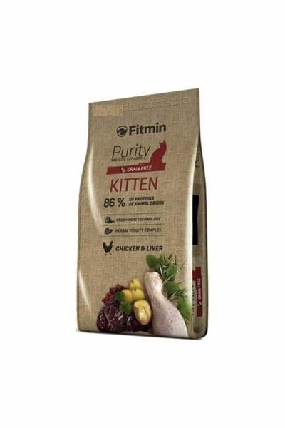 purity kitten taze tavuk etli ve ciğerli tahılsız kedi maması 1,5 kg