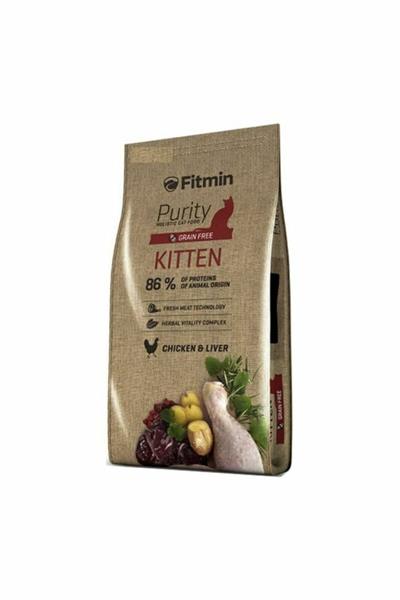 purity kitten taze tavuk etli ve ciğerli tahılsız kedi maması 1,5 kg