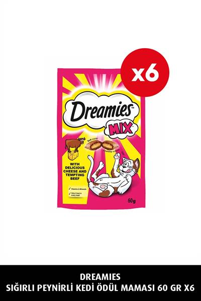 Sığırlı Peynirli Kedi Maması 60 gr 6x