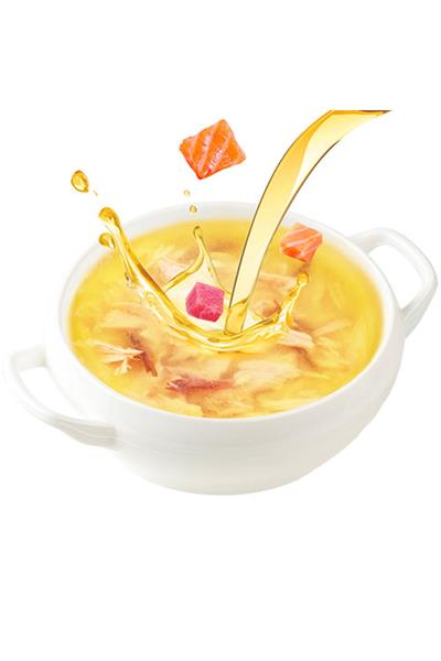 Ton Balıklı ve Somonlu Tahılsız Kedi Çorbası 50 Gr