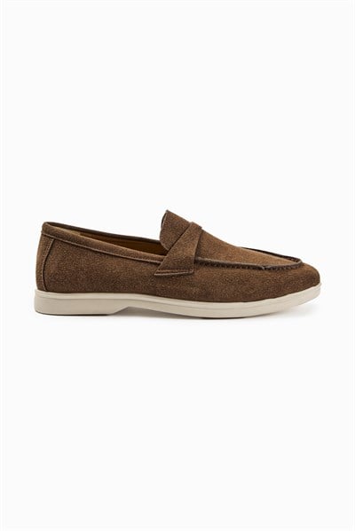 Acı Kahve Süet Günlük Loafer