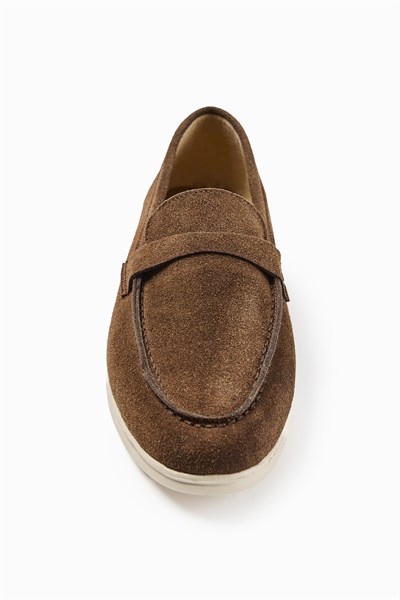 Acı Kahve Süet Günlük Loafer