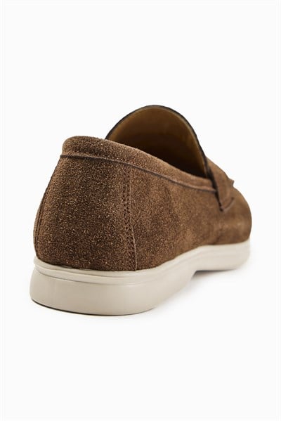 Acı Kahve Süet Günlük Loafer