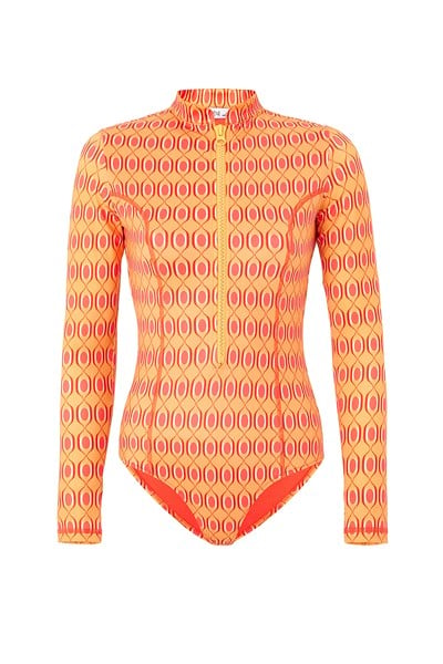 Geometrik Desenli Surf Mayo