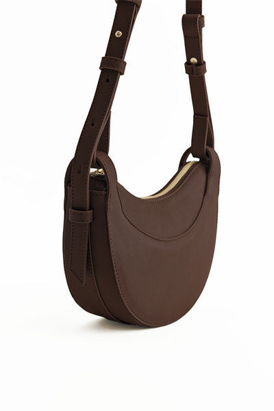 Kahverengi Deri Çapraz Çanta