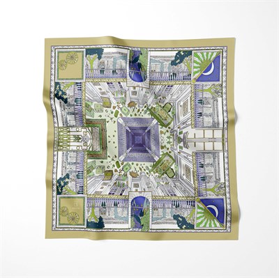 Mint City Desen Omuz Şal Eşarp