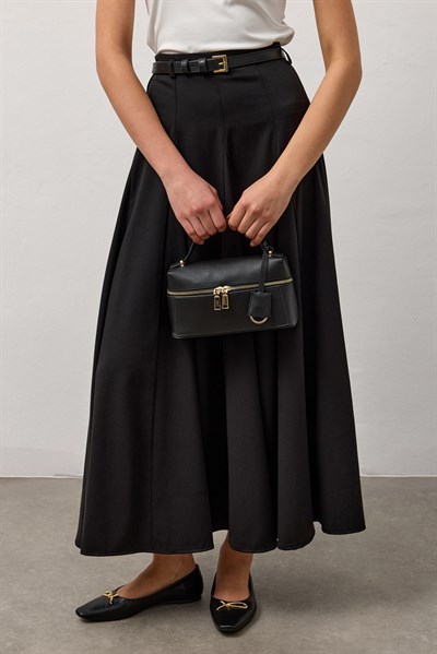 Siyah Deri El Çantası