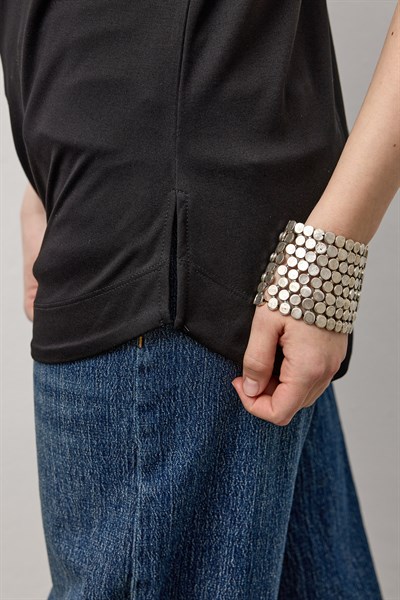 Siyah Modal Basic T-Shirt