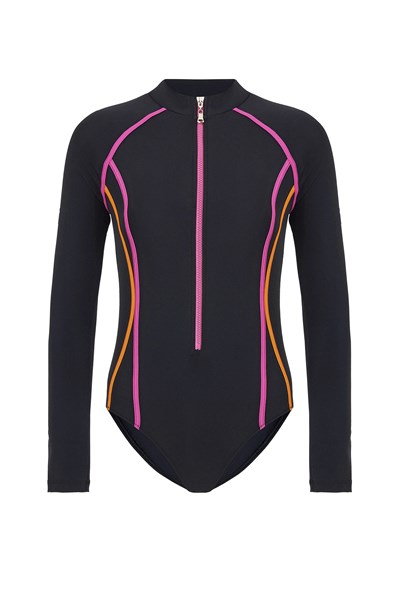 Siyah Neon Şeritli Modern Mayo