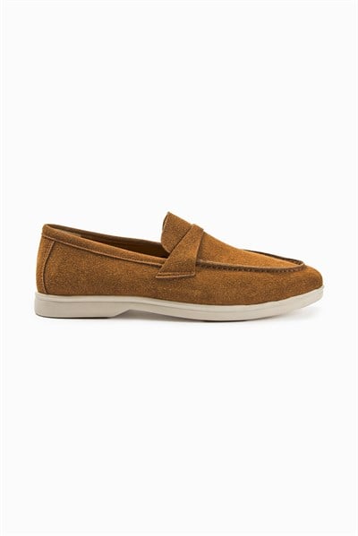 Taba Süet Günlük Loafer