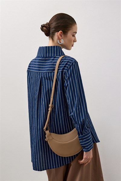 Vizon Deri Çapraz Çanta