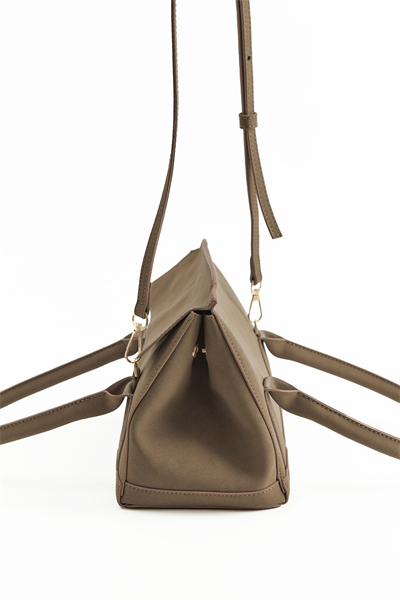 Vizon Süet Askılı El Çantası