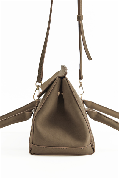 Vizon Süet Askılı El Çantası