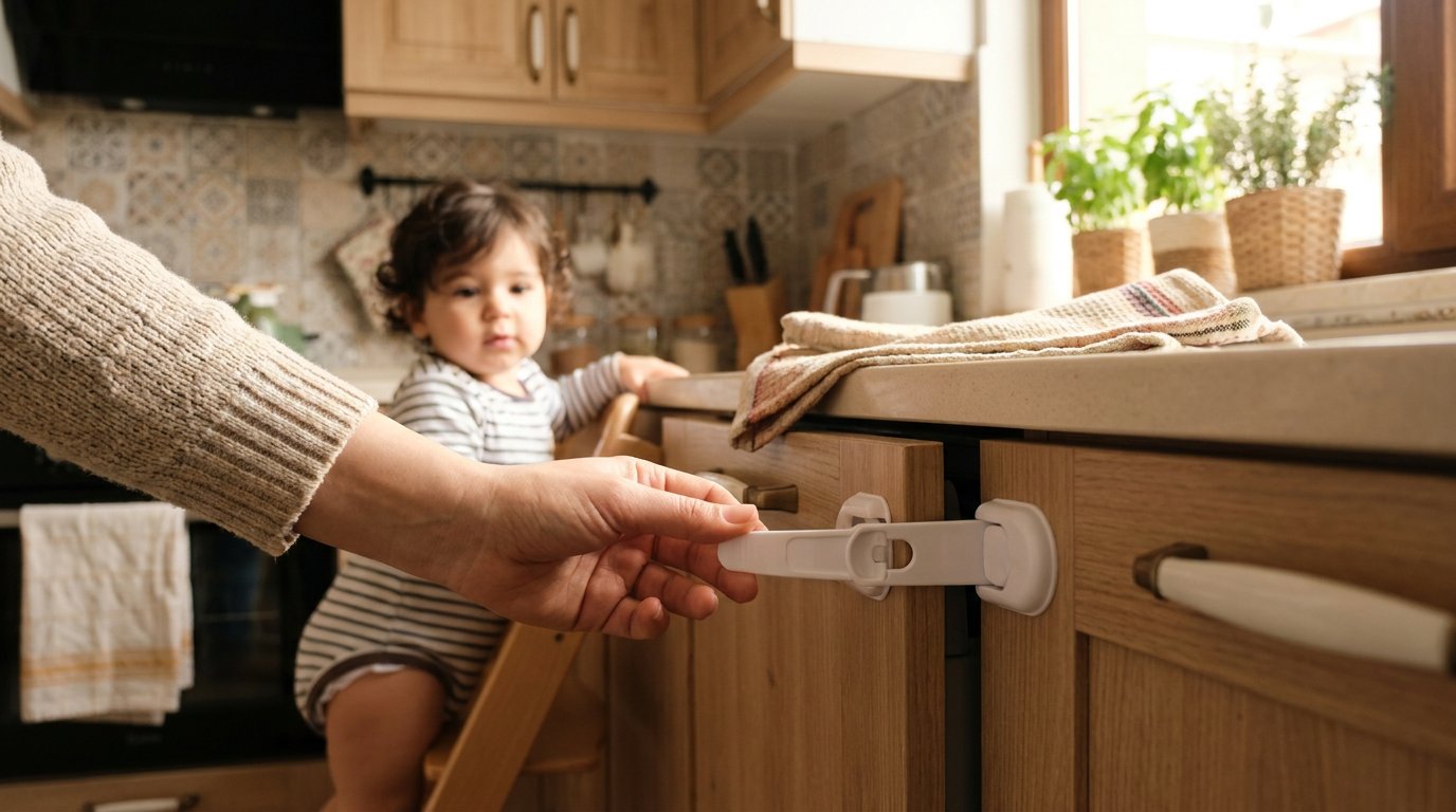 Çekmece Kilidi Nasıl Takılır? Bebek Güvenliği İçin Adım Adım Rehber