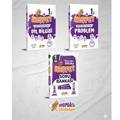 1. SINIF - SORU BANKASI-PROBLEM-DİL BİLGİSİ [3LÜ SET] 
