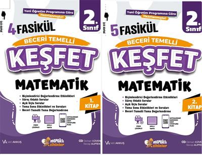 2.SINIF BECERİ TEMELLİ MATEMATİK(1-2) 9 FASİKÜL KEŞFET(2Lİ SET)