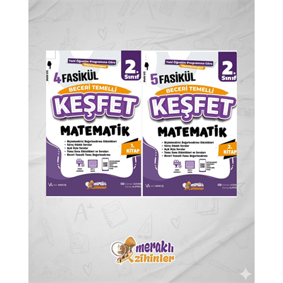 2.SINIF BECERİ TEMELLİ MATEMATİK(1-2) 9 FASİKÜL KEŞFET(2Lİ SET)