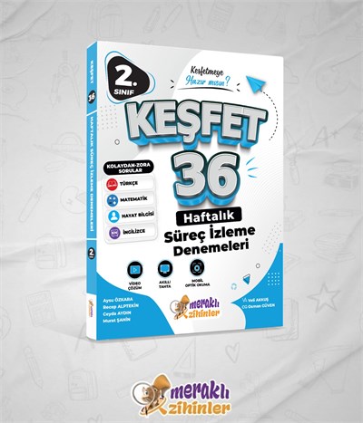 2.SINIF 36 HAFTALIK KAZANIM SÜREÇ İZLEME DENEMESİ + BECERİ TEMELLİ 6LI SARMAL DENEME PAKETİ (2Lİ SET)