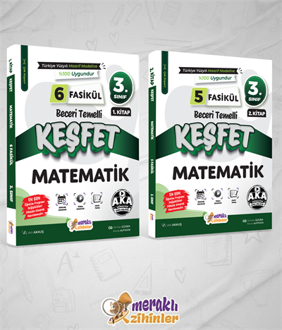 3.SINIF BECERİ TEMELLİ MATEMATİK(1-2) 10 FASİKÜL KEŞFET(2Lİ SET)