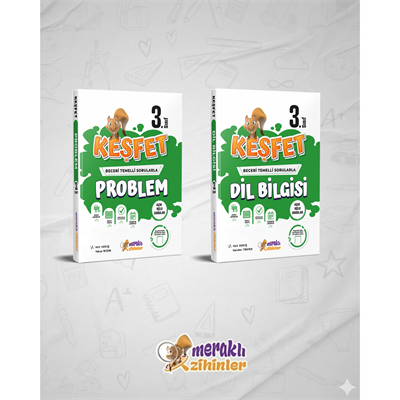 3. SINIF KEŞFET DİL BİLGİSİ VE PROBLEM KİTABI [2Lİ SET] 