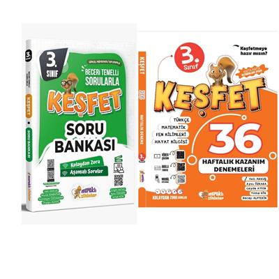 3.SINIF TÜM DERSLER SORU BANKASI+3.SINIF 36 HAFTALIK KAZANIM DENEMESİ (2Lİ SET)