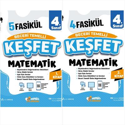 4.SINIF BECERİ TEMELLİ MATEMATİK (1-2 KİTAP) 9 FASİKÜL KEŞFET (2Lİ SET)