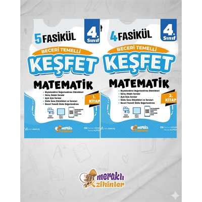 4.SINIF BECERİ TEMELLİ MATEMATİK (1-2 KİTAP) 9 FASİKÜL KEŞFET (2Lİ SET)