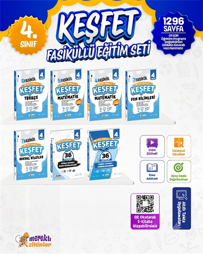 4.SINIF KEŞFET BECERİ TEMELLİ FASİKÜL SET (GÜNCEL MÜFREDAT)