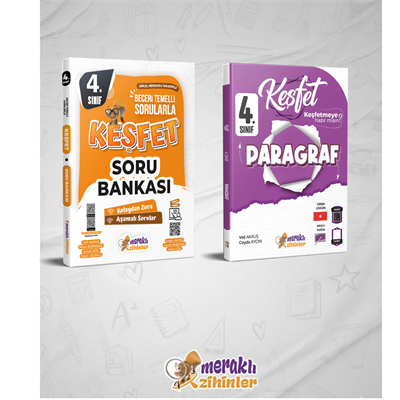 4.SINIF TÜM DERSLER SORU BANKASI + PARAGRAF (2Lİ SET)