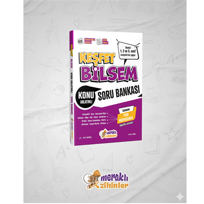 KEŞFET BİLSEM KONU ANLATIMLI SORU BANKASI (1,2 ve 3.SINIF SEVİYELERİNE UYGUN)