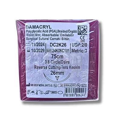 Pga : 2/0 Damarcryl
