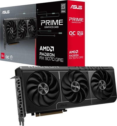 ASUS PRIME Radeon RX 9070 GRE OC 12GB GDDR6 192 Bit 8K Gaming Ekran Kartı