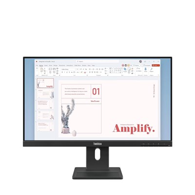 Lenovo ThinkVision E24-40 23.8 İnç 64BAMAR1TK 100Hz 4ms Pivot Yükseklik Ayarlı HDMI DisplayPort VGA Hoparlör Full HD IPS Monitör