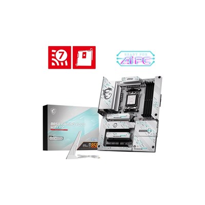 Msı B850 GAMING PLUS WIFI PZ DDR5 AM5 8200(OC)Mhz ATX Gaming (Oyuncu) Anakart