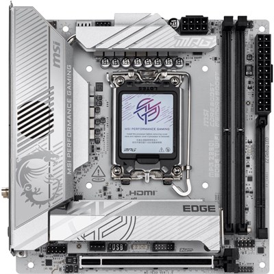 MSI MPG Z890I EDGE TI WIFI 8600MHz (OC) DDR5 Soket LGA1851 M.2 HDMI DP Thunderbolt Mini-ITX Anakart