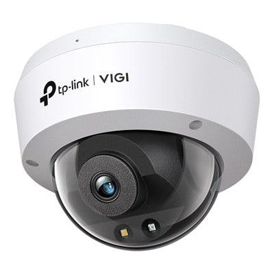 TP-Link VIGI C250 5MP Full Color  2.8mm Lens Dahili Mikrofonlu PoE IP67 IK10 30m Renkli Gece Görüşü Dome IP Kamera