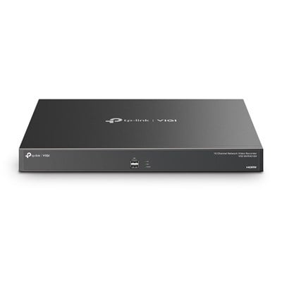 TP-Link, VIGI, NVR4016H, 16 Kanal, NVR, IP Kamera Kayıt Cihazı, 64TB HDD Desteği, 4 SATA, H.265+, 4K, 2 USB, Nvr Kayıt Cihazı