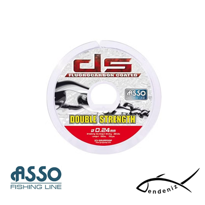 Asso Double Strength 200m Fluorocarbon Coated Misina