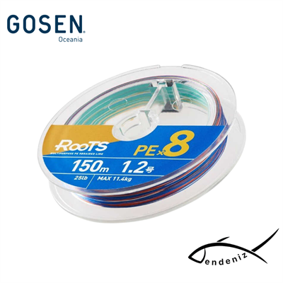 Gosen Roots 8X 150m Multicolor İp Misina