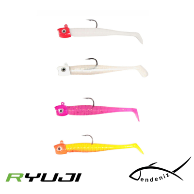Ryuji Mebaru Micro Shad 6.5 cm 3.8 gr Sky Mix Silikon Yem