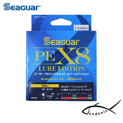 Seaguar Lure Edition X8 150m Multicolor İp Misina