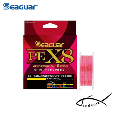 Seaguar PE X8 Grandmax 150m Multicolor İp Misina