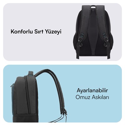 MACK MCC-505 15.6 Move Notebook Sırt Çantası Siyah