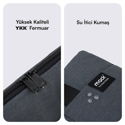 MACK MCC-703 15.6 City Fit Eco Notebook Çantası Siyah