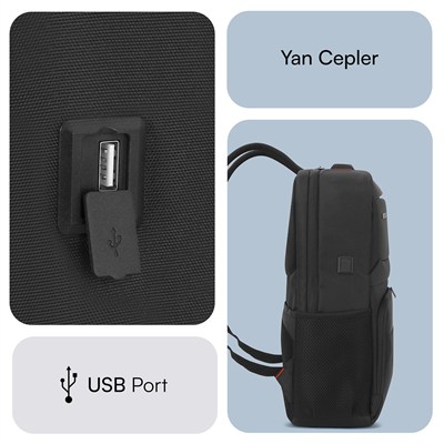 MACK MCC-804 14.1 Business X Notebook Sırt Çantası Siyah