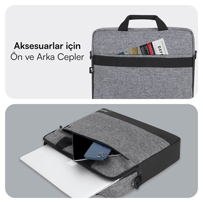 MACK MCE-1112 14.1 UNICITY Eco Notebook Çantası Gri