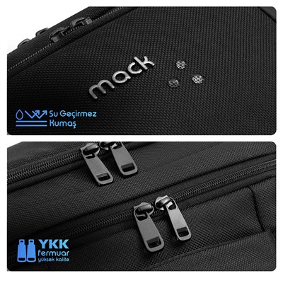 MACK MCE-1202 15.6 OFFICE Pro-1 Eco Notebook Sırt Çantası Siyah