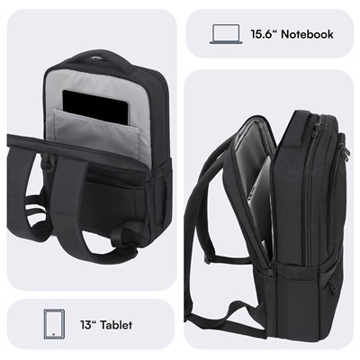MACK MCE-1213 16 OFFICE Pro-4 Eco Notebook Sırt Çantası Siyah