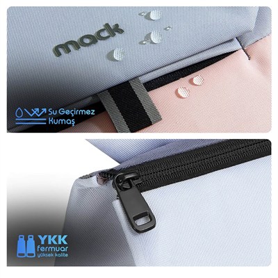 MACK MCE-1302 14.1 ZEN Eco Günlük Sırt Çantası Pembe Gri